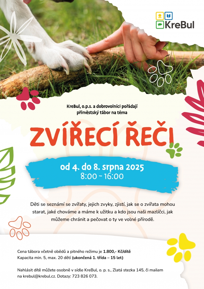 Příměstský tábor ZVÍŘECÍ ŘEČI